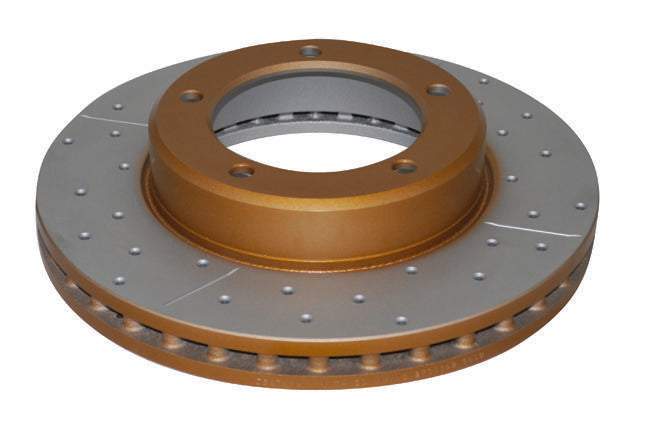 DBA HD 4000 Drilled Slotted Brake Rotor Single 312mm Front DBA4788XS