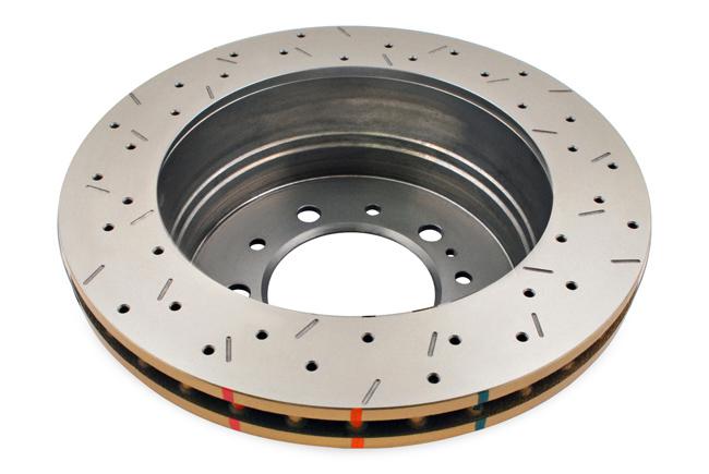 DBA HD 4000 Drilled Slotted Brake Rotor Single 330mm Rear DBA4789XS