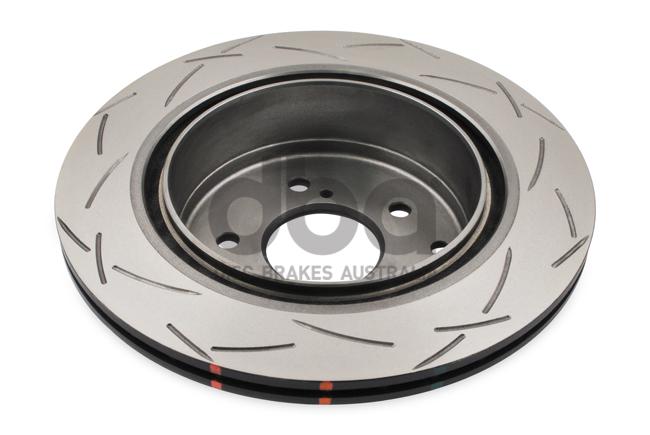 DBA T3 4000 Performance Slotted Brake Rotor Single 297mm Rear DBA4908S