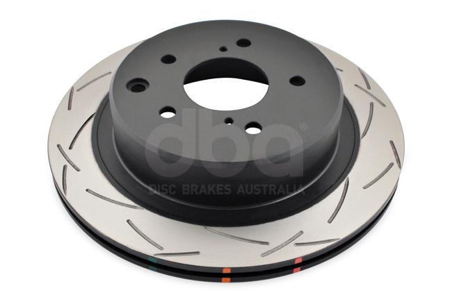 DBA T3 4000 Performance Slotted Brake Rotor Single 297mm Rear DBA4908S