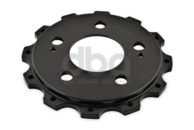 DBA T3 5000 Aluminium Hat Black Brake Rotor Front DBA5069.2BLK