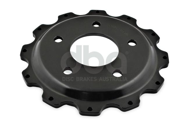 DBA T3 5000 Aluminium Hat Black Brake Rotor Front DBA52070.2BLK