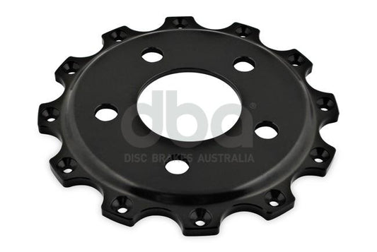 DBA T3 5000 Aluminium Hat Black Brake Rotor Front DBA52104.2BLK