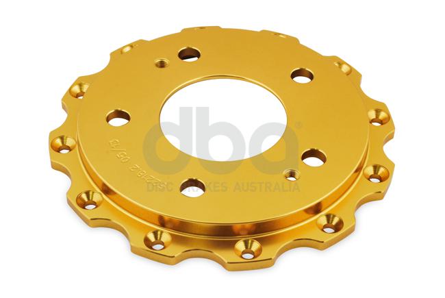 DBA T3 5000 Aluminium Hat Gold Brake Rotor Front DBA52218.2GLD