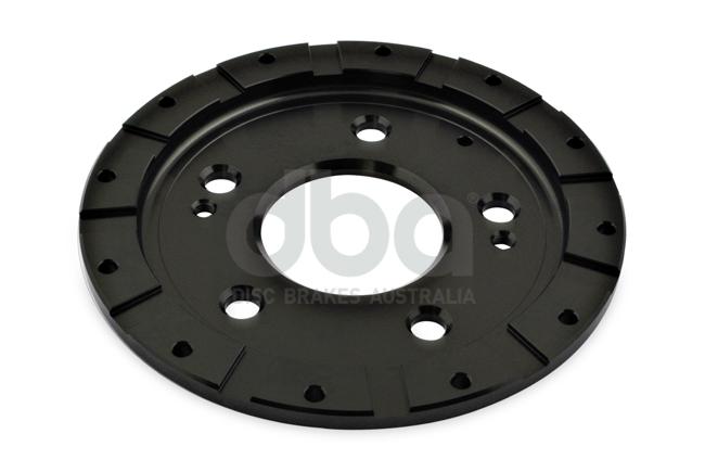 DBA T3 5000 Aluminium Hat Black Brake Rotor Front DBA52224.2BLK
