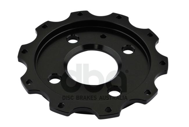 DBA T3 5000 Aluminium Hat Black Brake Rotor Rear DBA52355.2BLK