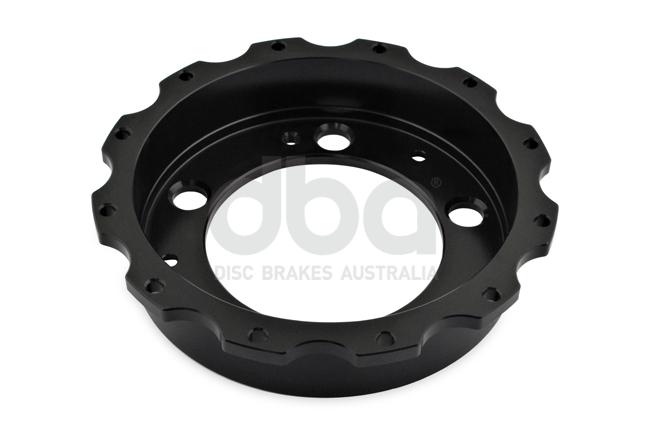 DBA T3 5000 Aluminium Hat Black Brake Rotor Front DBA52390.2BLK