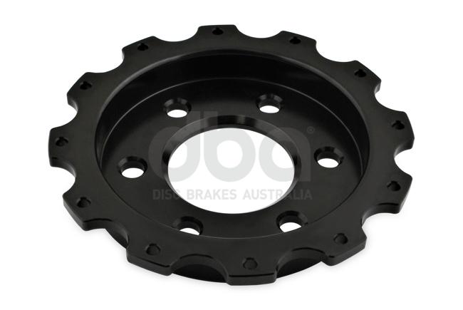 DBA T3 5000 Aluminium Hat Black Brake Rotor Front DBA52430.2BLK
