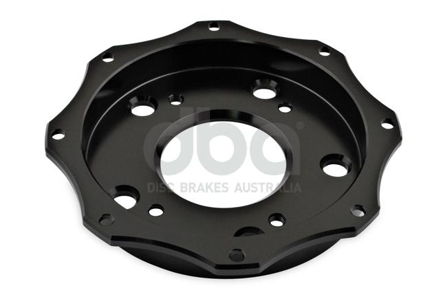 DBA T3 5000 Aluminium Hat Black Brake Rotor Front DBA52510.2BLK