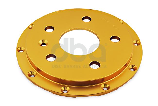 DBA T3 5000 Aluminium Hat Gold Brake Rotor Front DBA52604.2GLD