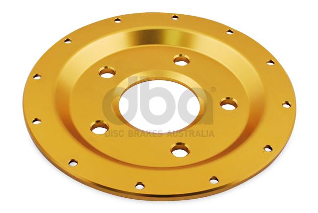 DBA T3 5000 Aluminium Hat Gold Brake Rotor Front DBA52992.2GLD