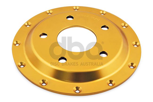DBA T3 5000 Aluminium Hat Gold Brake Rotor Front DBA52992.2GLD