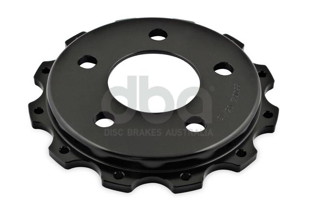 DBA T3 5000 Aluminium Hat Black Brake Rotor Front DBA5506.2BLK