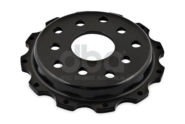 DBA T3 5000 Aluminium Hat Black Brake Rotor Front DBA5654-10.2BLK