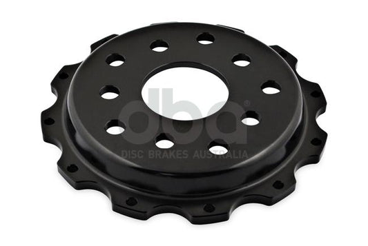 DBA T3 5000 Aluminium Hat Black Brake Rotor Front DBA5654-10.2BLK