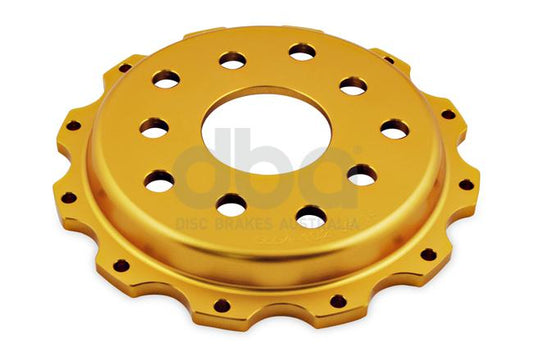 DBA T3 5000 Aluminium Hat Gold Brake Rotor Front DBA5654-10.2GLD