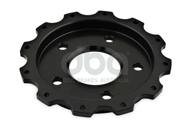 DBA T3 5000 Aluminium Hat Black Brake Rotor Front DBA5928.2BLK