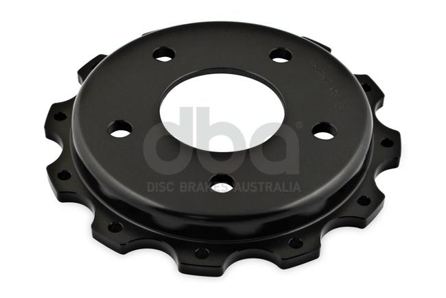 DBA T3 5000 Aluminium Hat Black Brake Rotor Front DBA5928.2BLK