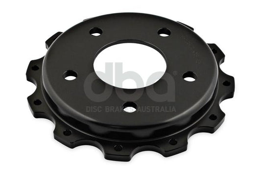 DBA T3 5000 Aluminium Hat Black Brake Rotor Front DBA5928.2BLK