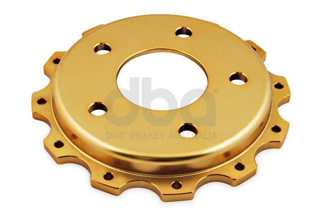 DBA T3 5000 Aluminium Hat Gold Brake Rotor Front DBA5928.2GLD