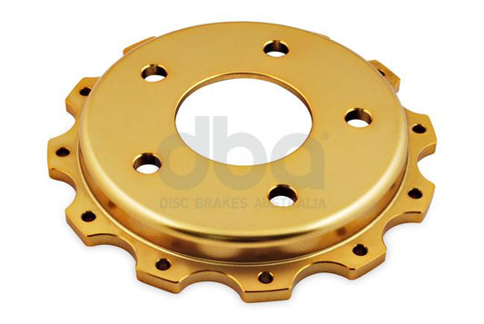 DBA T3 5000 Aluminium Hat Gold Brake Rotor Front DBA5928.2GLD