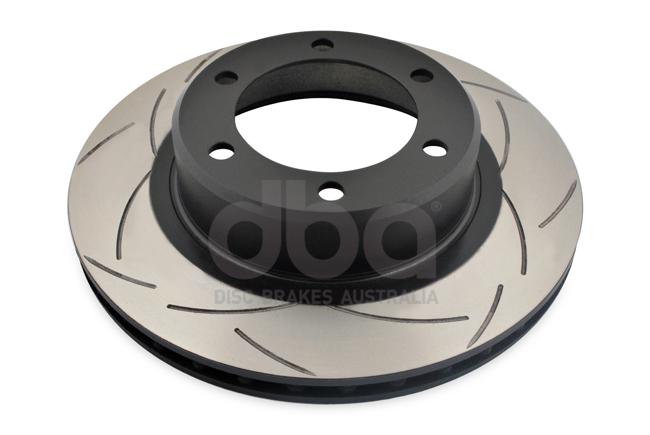 DBA T2 4x4 Slotted Brake Rotor Single 319mm Front DBA792S