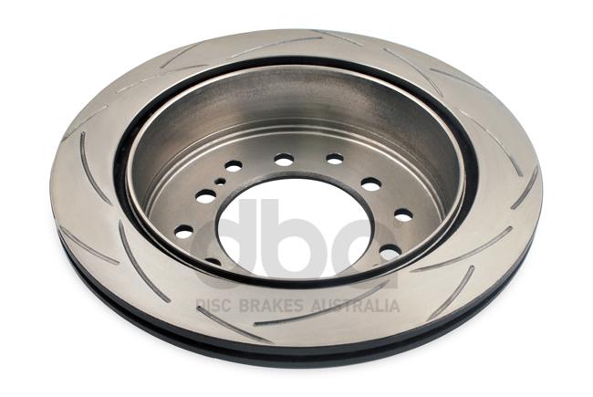 DBA T2 4x4 Slotted Brake Rotor Single 312mm Rear DBA793S