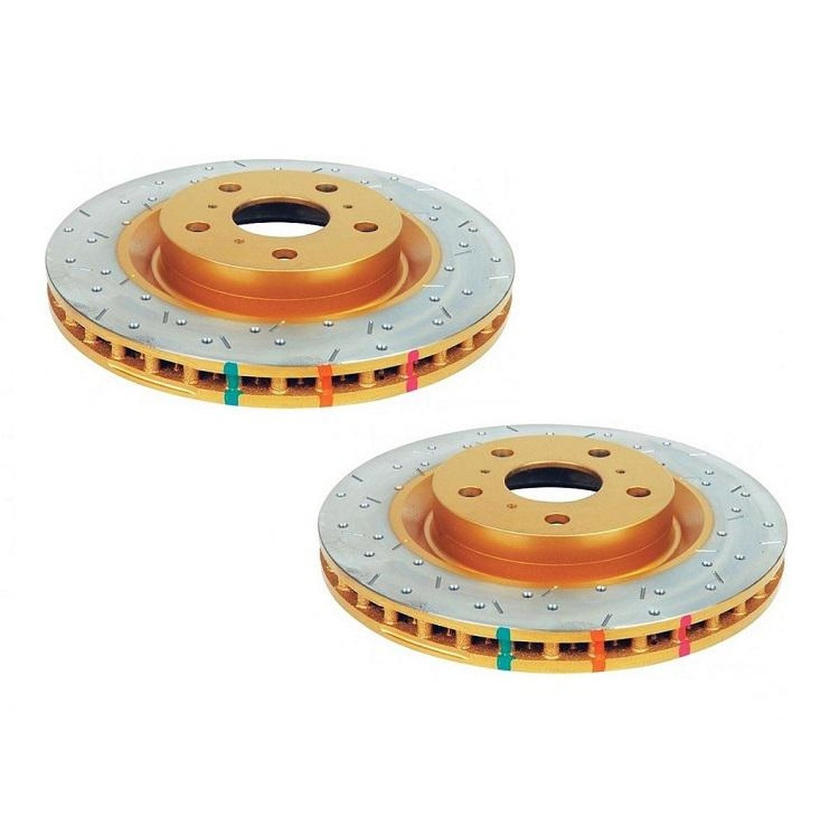 DBA HD 4000 Drilled Slotted Brake Rotor Single Rear DBA4487XS