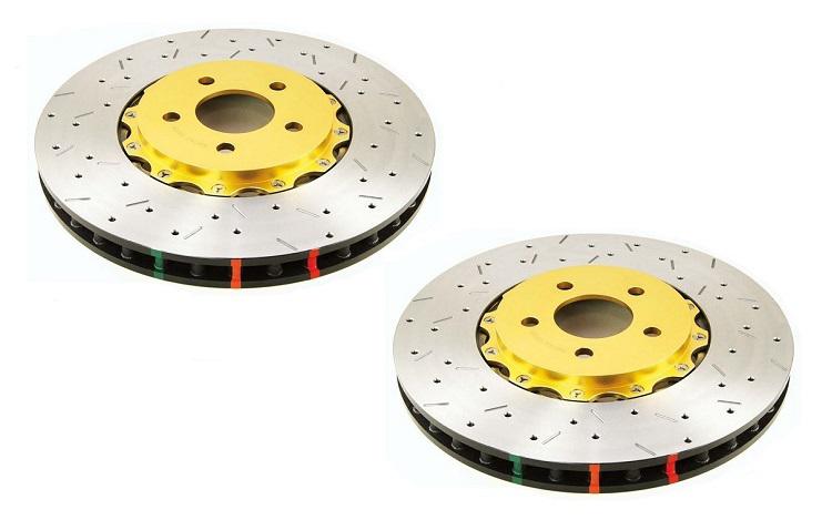 DBA HD 5000 Drilled Slotted 2Pc Brake Rotor Single 328mm Front DBA5046GLDXS