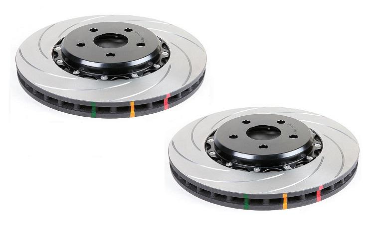 DBA T3 5000 Slotted 2Pc Brake Rotor Single Front DBA52508BLKS