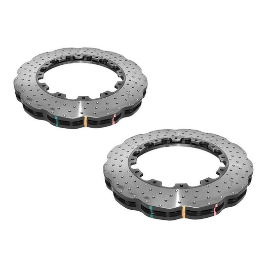 DBA XD 5000 Drilled Dimpled Replacement Wave Brake Rotor Single 345mm Front DBA52808.1WXD