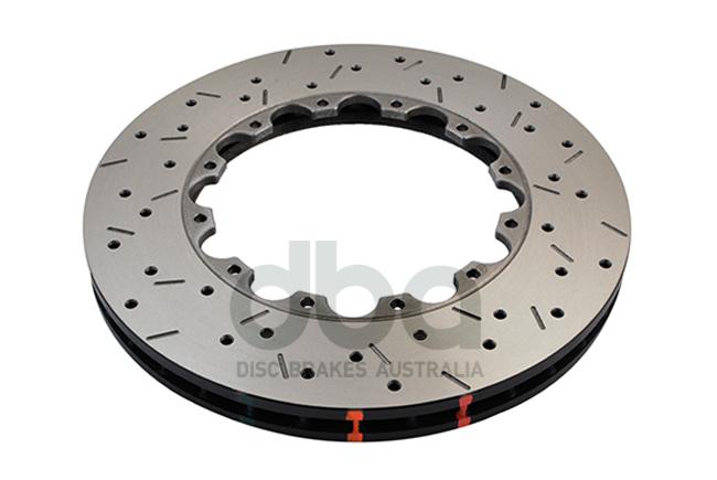 DBA HD 5000 Drilled Slotted Replacement Brake Rotor Single 295mm Front DBA5000.1XS