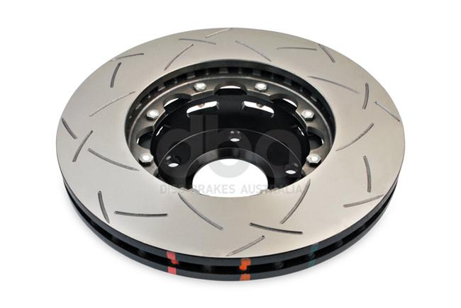 DBA T3 5000 Slotted 2Pc Brake Rotor Single 296mm Front DBA5040BLKS