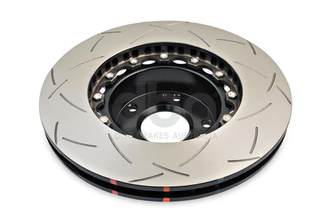 DBA T3 5000 Slotted 2Pc Brake Rotor Single 328mm Front DBA5046BLKS