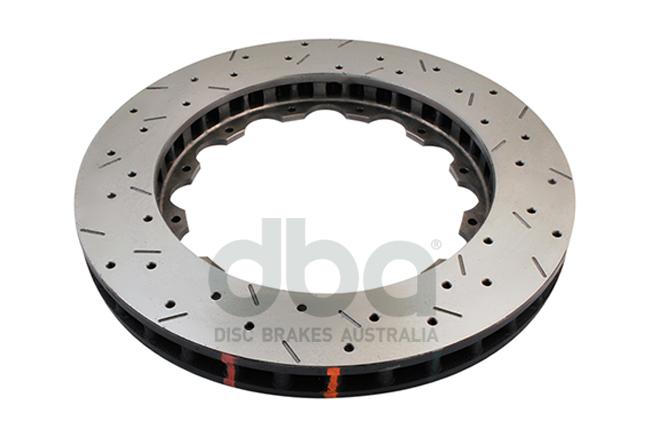 DBA HD 5000 Drilled Slotted Replacement Brake Rotor Single 350mm Front DBA52018.1XS