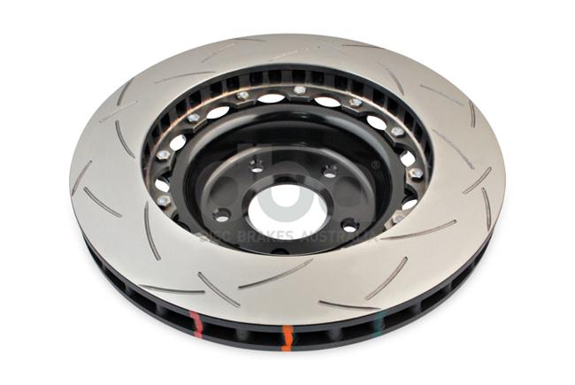 DBA T3 5000 Slotted 2Pc Brake Rotor Single 350mm Front DBA52018BLKS
