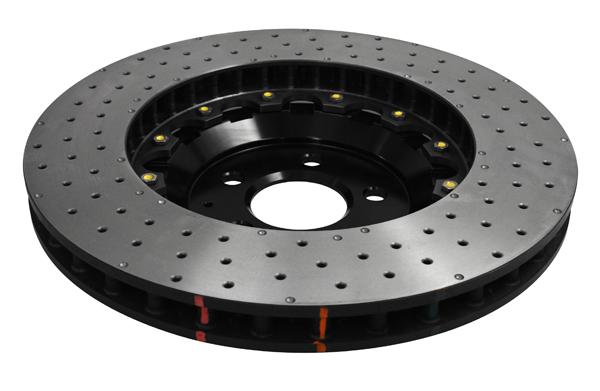 DBA T3 5000 Slotted 2Pc Brake Rotor Single 380mm Front DBA52166BLKXD