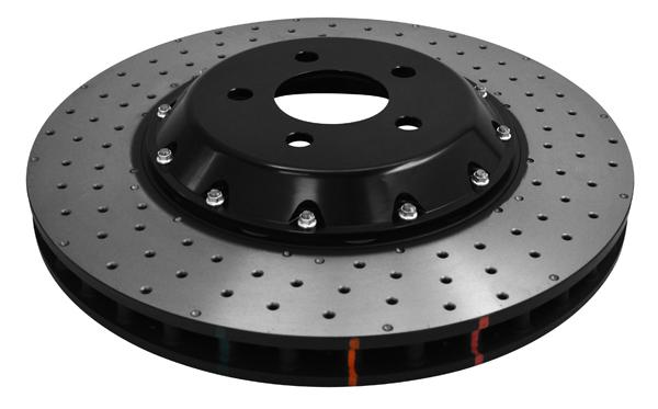 DBA T3 5000 Slotted 2Pc Brake Rotor Single 380mm Front DBA52166BLKXD