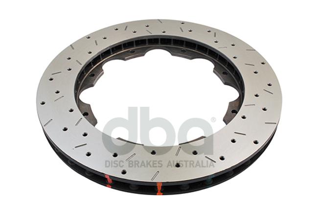 DBA HD 5000 Drilled Slotted Replacement Brake Rotor Single 380mm Rear DBA52323.1XS