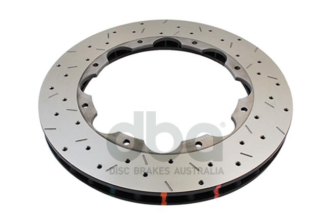 DBA HD 5000 Drilled Slotted Replacement Brake Rotor Single 380mm Rear DBA52323.1XS