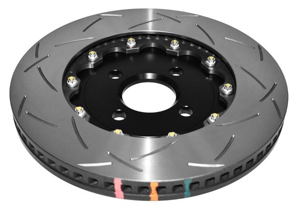 DBA T3 5000 Slotted 2Pc Brake Rotor 280mm Front LH DBA52356BLKLS