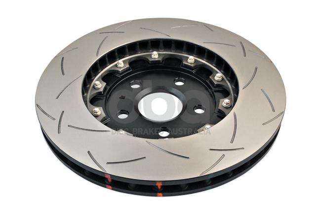 DBA T3 5000 Slotted 2Pc Brake Rotor Single 355mm Front DBA52604BLKS