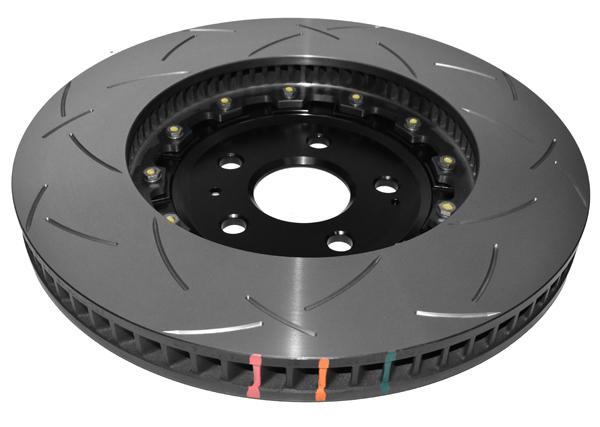 DBA T3 5000 Slotted 2Pc Brake Rotor 370mm Front RH DBA52608BLKRS