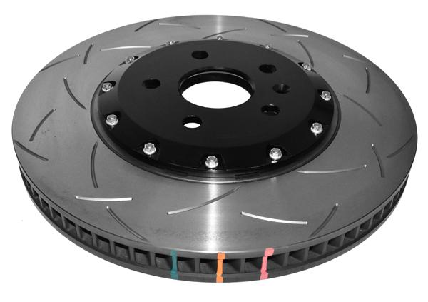 DBA T3 5000 Slotted 2Pc Brake Rotor 370mm Front RH DBA52608BLKRS