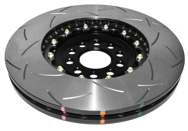 DBA T3 5000 Slotted 2Pc Brake Rotor Single 360mm Front DBA52804BLKS