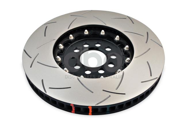 DBA T3 5000 Slotted 2Pc Brake Rotor 334mm Front RH DBA52828BLKRS