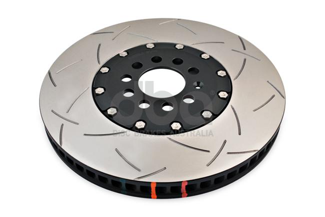 DBA T3 5000 Slotted 2Pc Brake Rotor 334mm Front RH DBA52828BLKRS