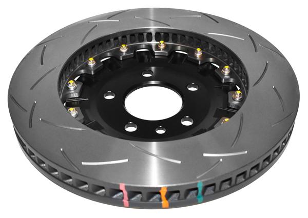 DBA T3 5000 Slotted 2Pc Brake Rotor 332mm Front RH DBA52908BLKRS