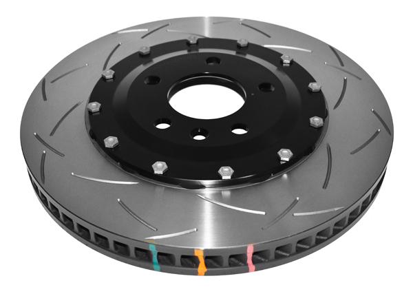 DBA T3 5000 Slotted 2Pc Brake Rotor 332mm Front RH DBA52908BLKRS