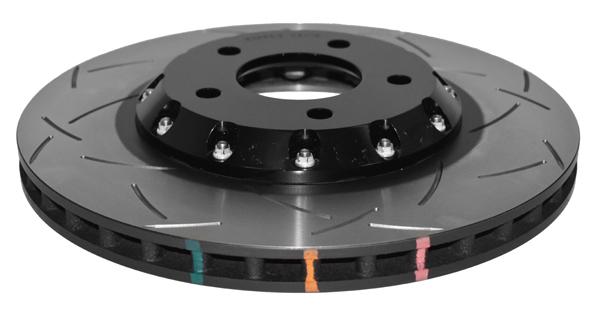 DBA T3 5000 Slotted 2Pc Brake Rotor Single 320mm Front DBA52962BLKS